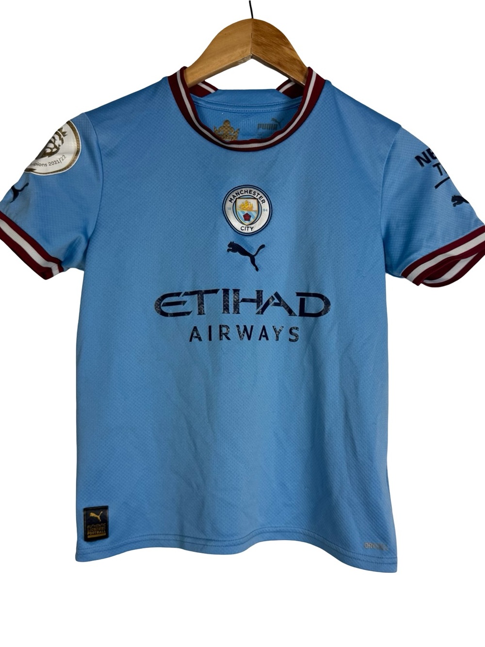 Manchester City Bernardo Silva #20 Jersey Youth L 2022/23 Home Puma EPL Champion